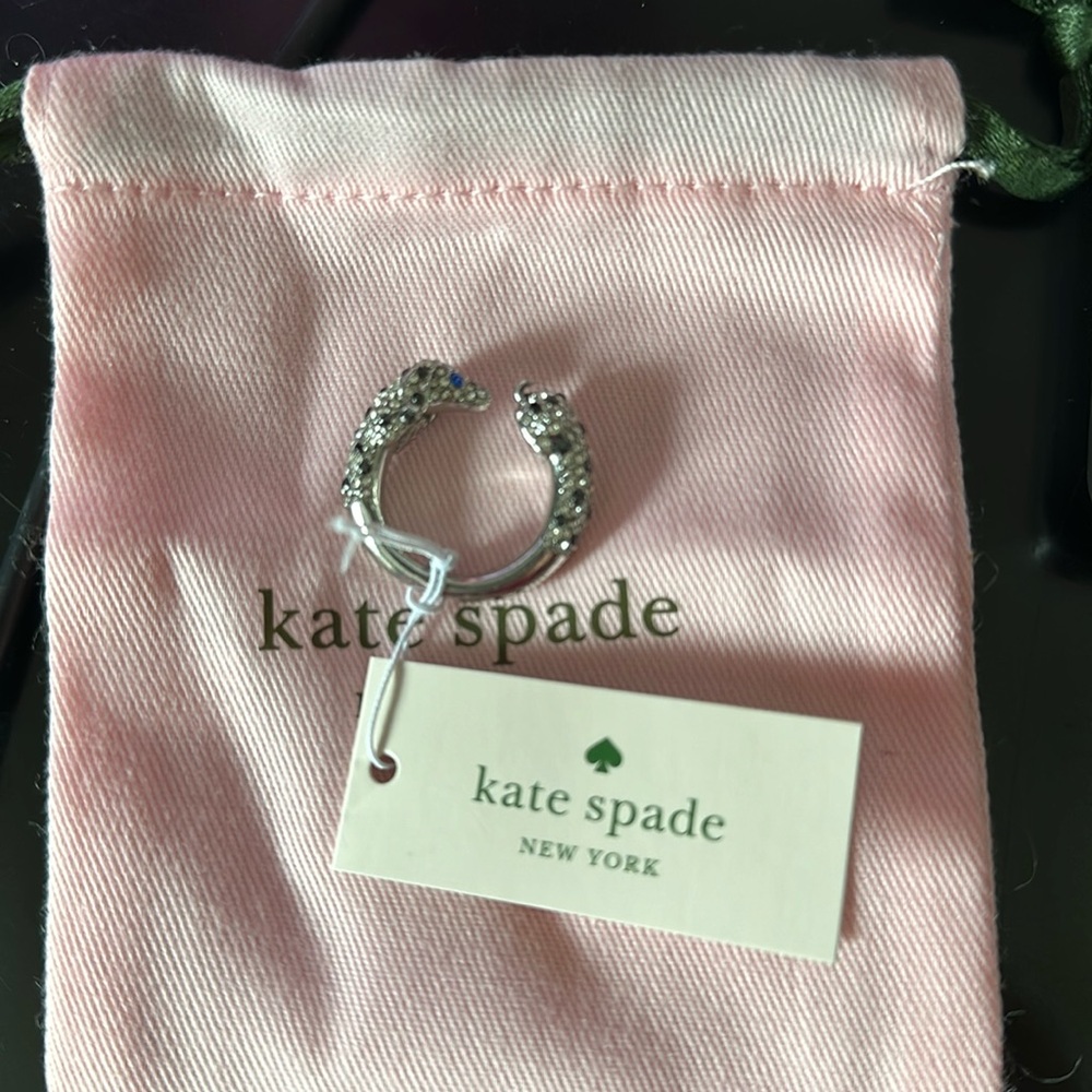 NWT Kate Spade Hot Dog Crystal Ring - Size 7